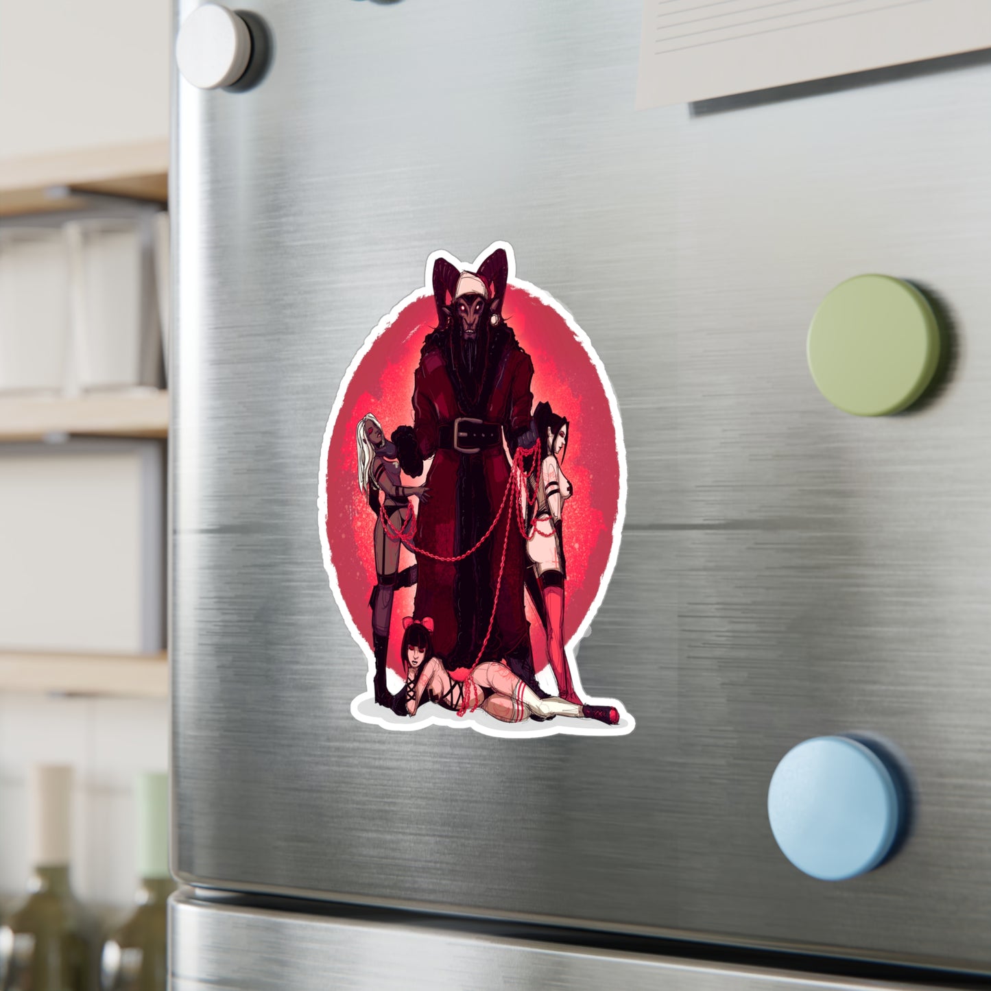Krampus Daddy Kiss-Cut Vinyl Decal