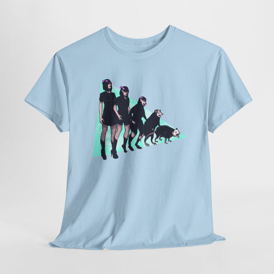 Opossum Girl Unisex Heavy Cotton Tee