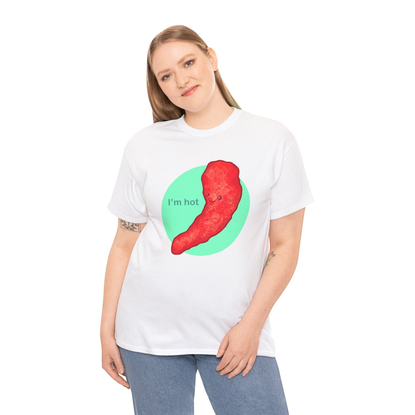 I'm Hot Unisex Heavy Cotton Tee