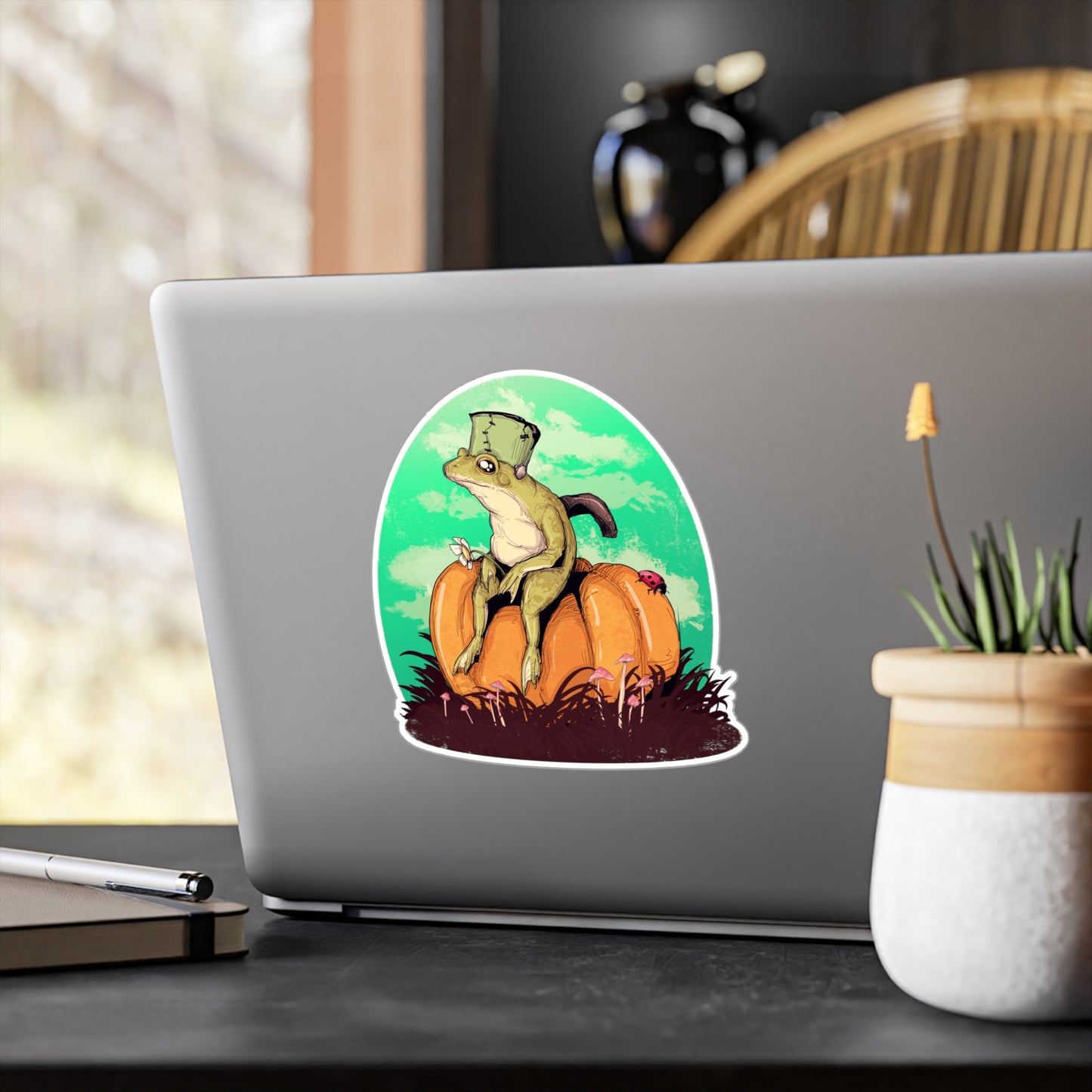 Frogenstein Kiss-Cut Vinyl Decal