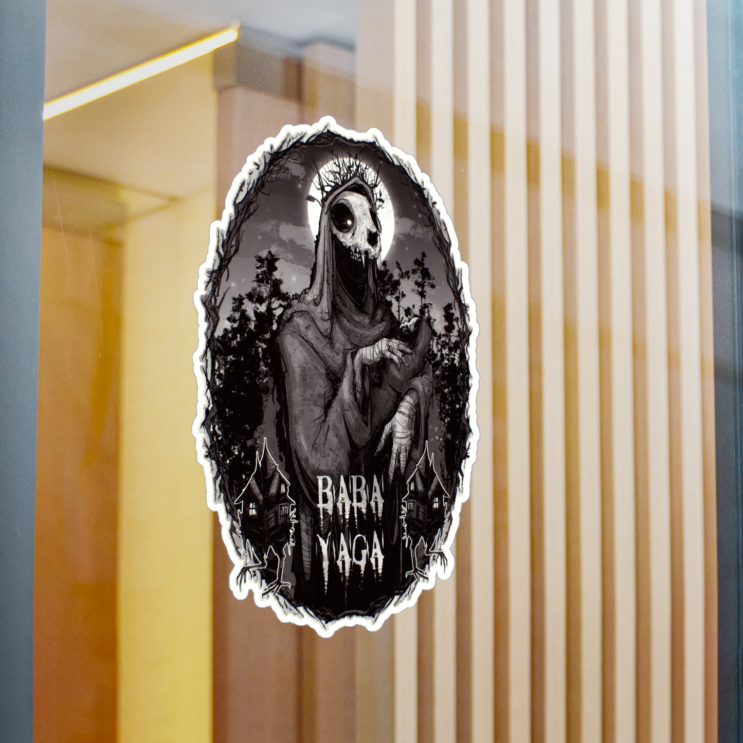 Baba Yaga Kiss-Cut Vinyl Decal