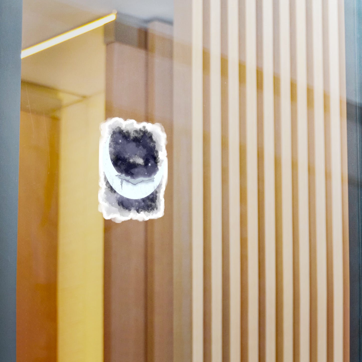 The Girl Who Loved The Moon Kiss-Cut Vinyl Decal