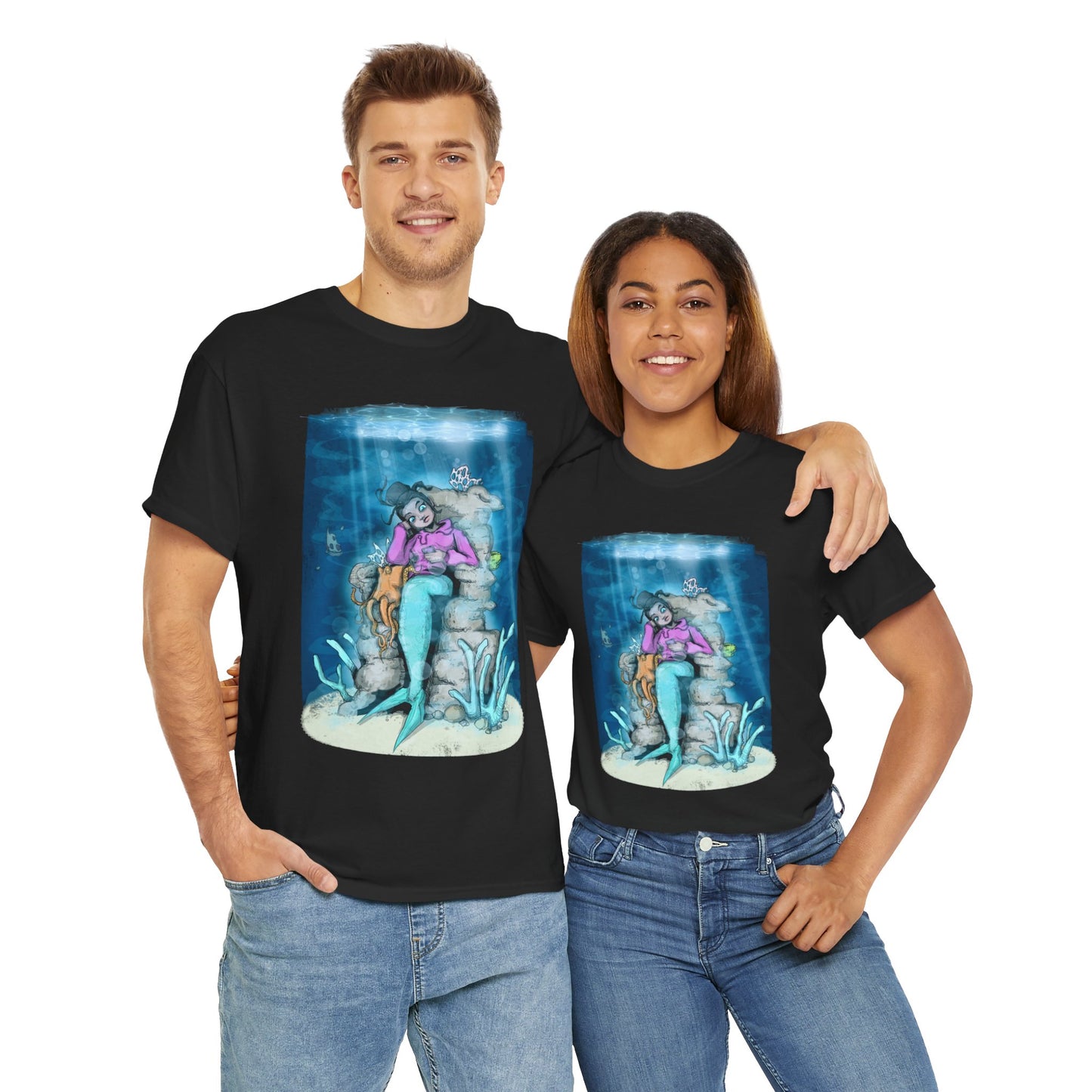 Mermaid Life Unisex Heavy Cotton Tee
