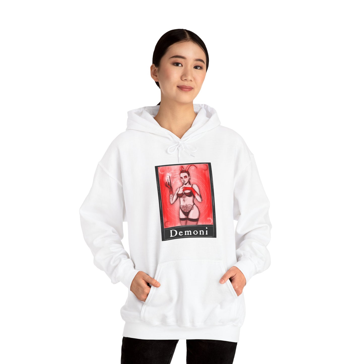 Demoni Tarot Unisex Heavy Blend Hooded Sweatshirt