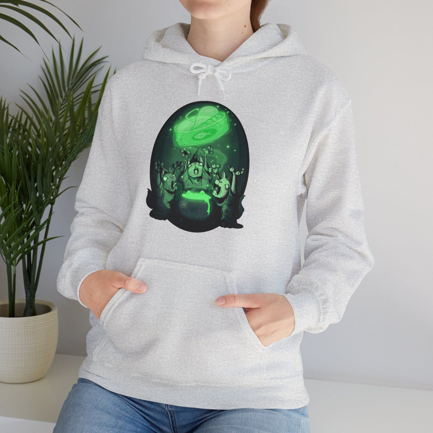 Cat Coven Unisex Heavy Blend Hooded Sweatshirt