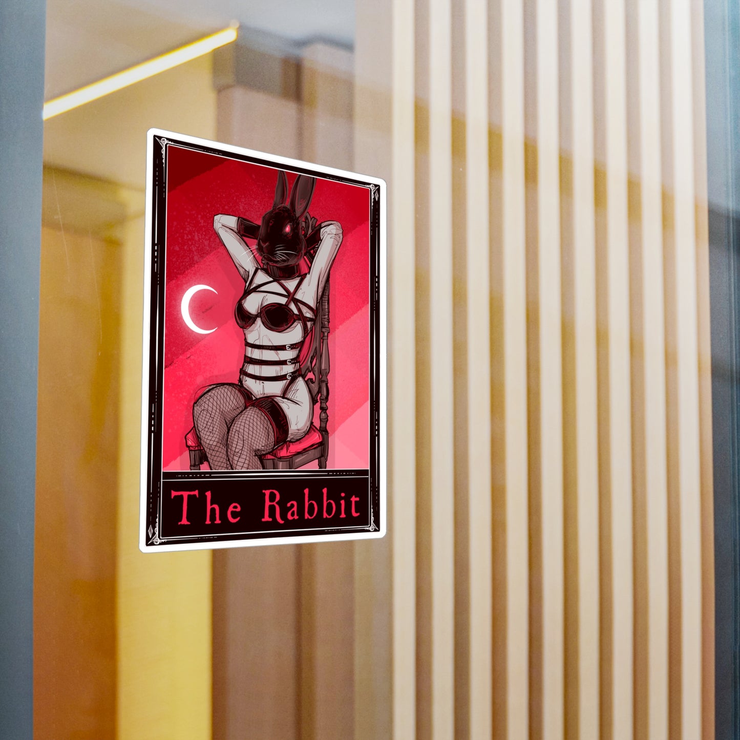The Rabbit Tarot Kiss-Cut Vinyl Decal