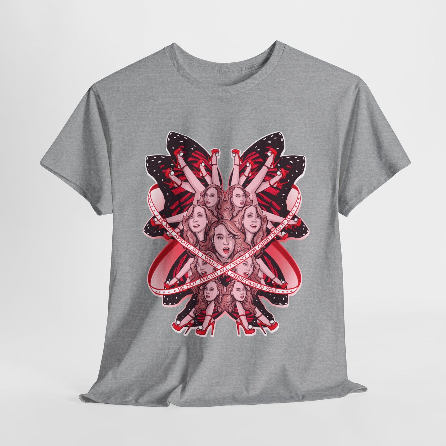 Biblically Accurate Christmas Woman Unisex Heavy Cotton Tee