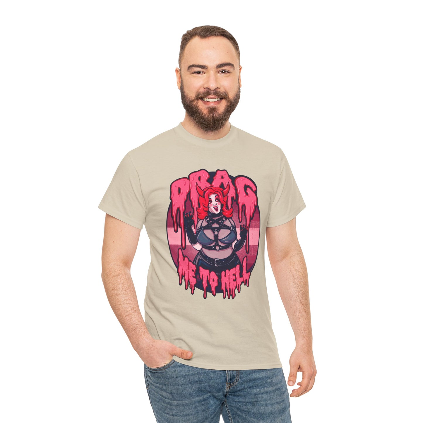 Drag Me To Hell Unisex Heavy Cotton Tee