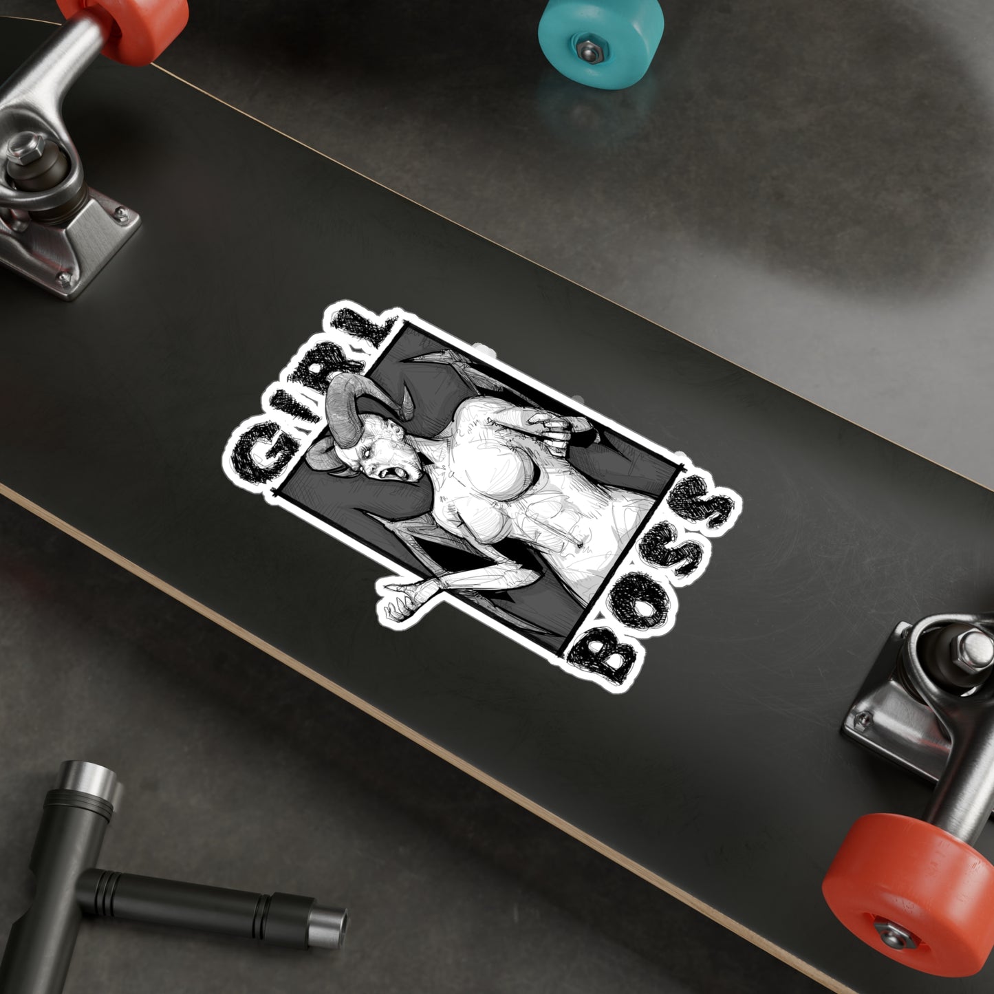 Girl Boss Kiss-Cut Vinyl Decal