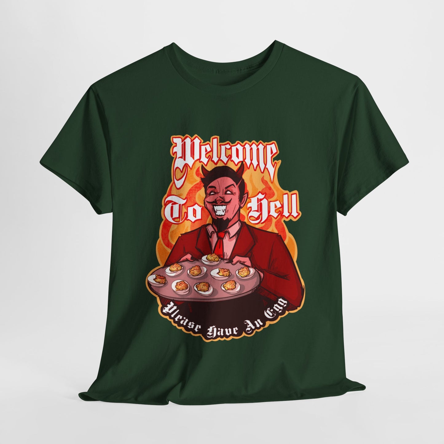 Deviled Eggs Unisex Heavy Cotton Tee