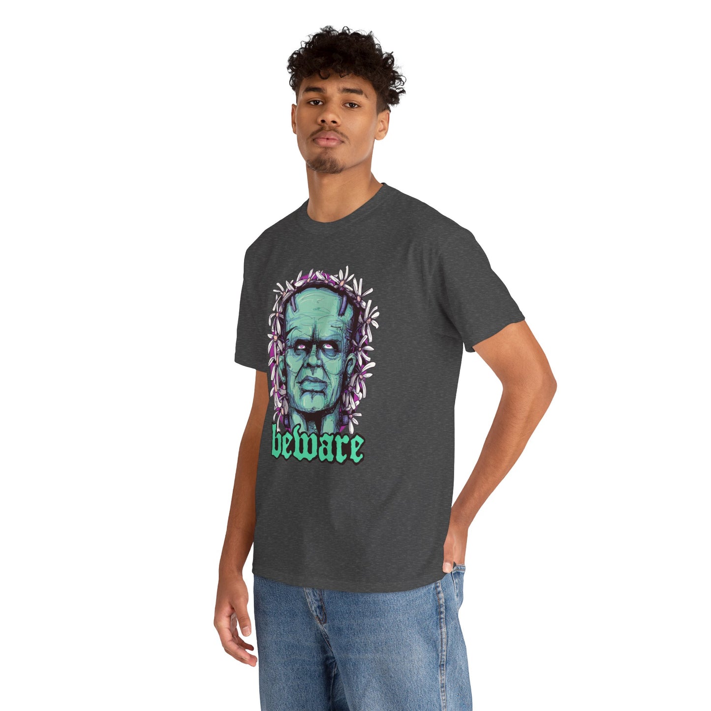 Beware Unisex Heavy Cotton Tee