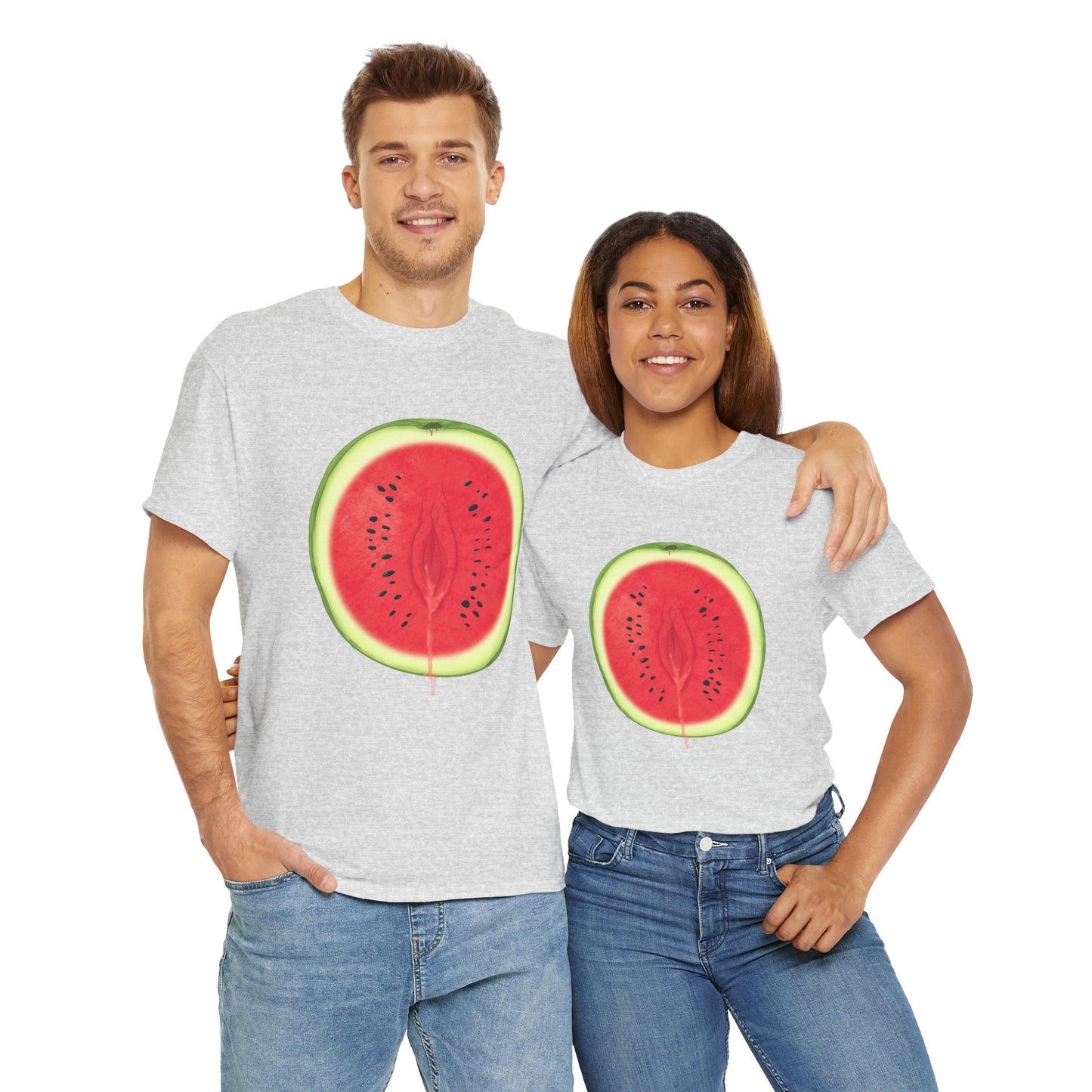 Juicy Watermelon Unisex Heavy Cotton Tee