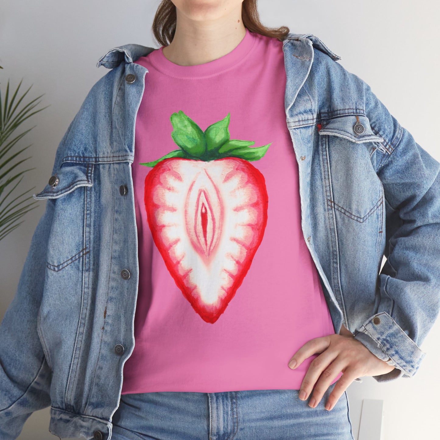 Juicy Strawberry Unisex Heavy Cotton Tee