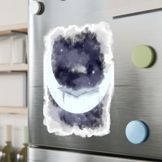 The Girl Who Loved The Moon Kiss-Cut Vinyl Decal