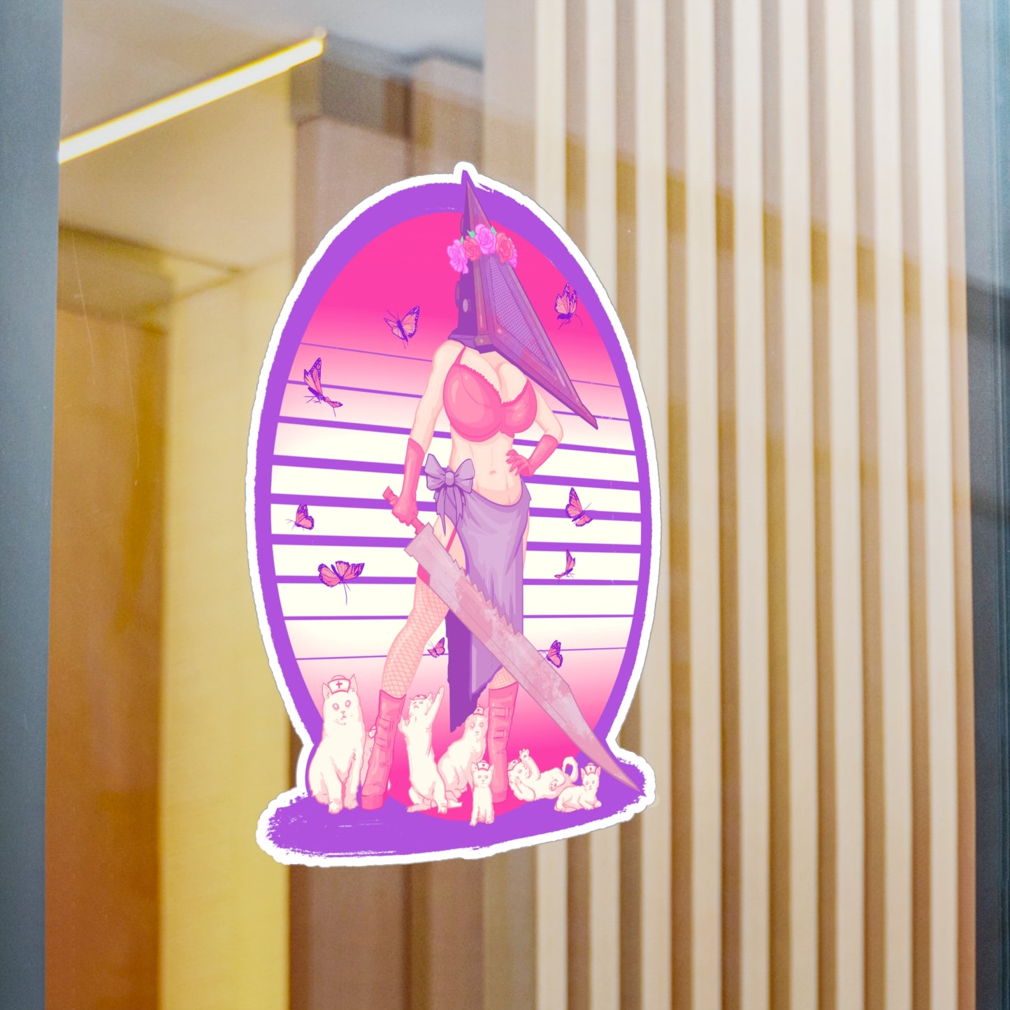 Pyramid Mommy Kiss-Cut Vinyl Decal