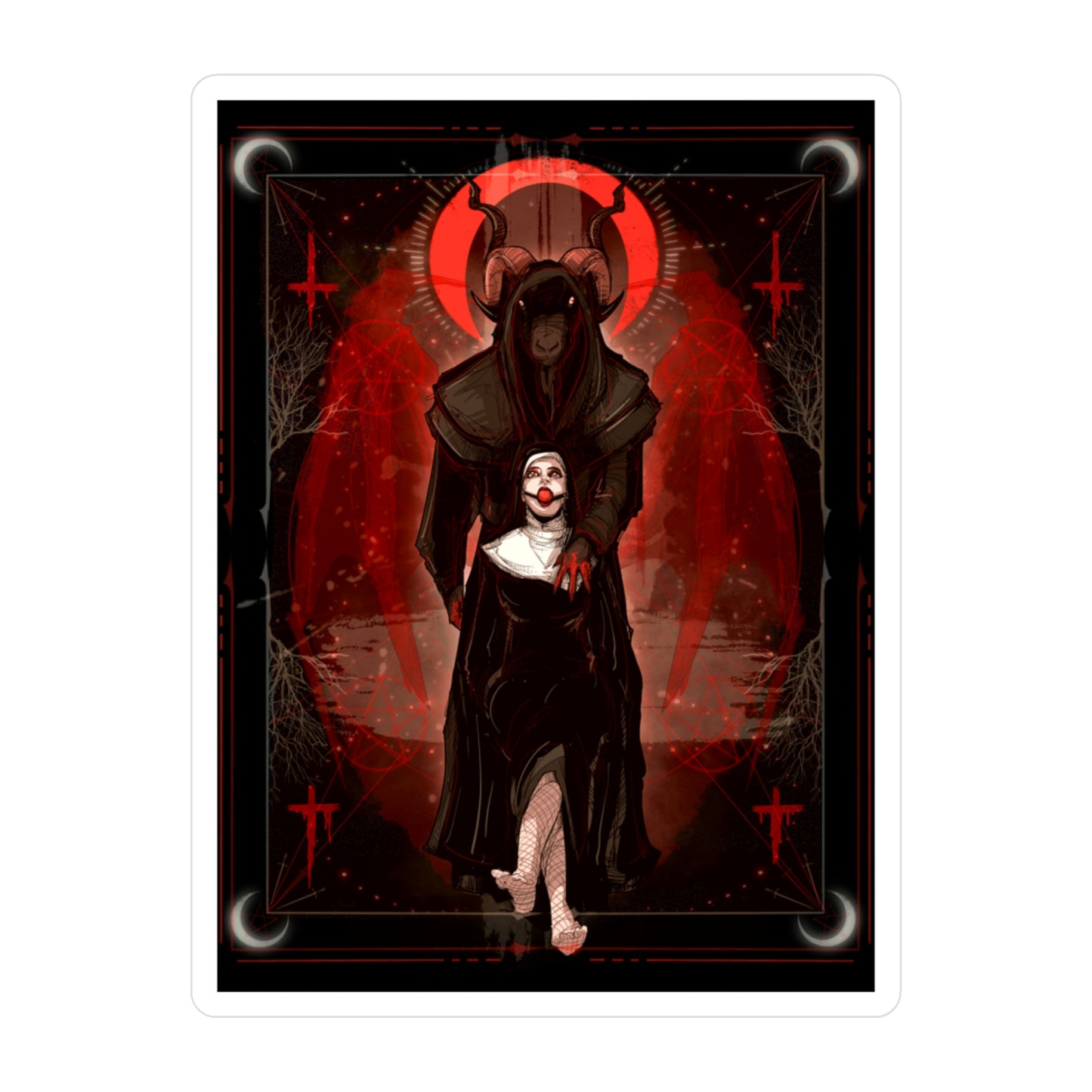 Today Satan Kiss-Cut Vinyl Decal