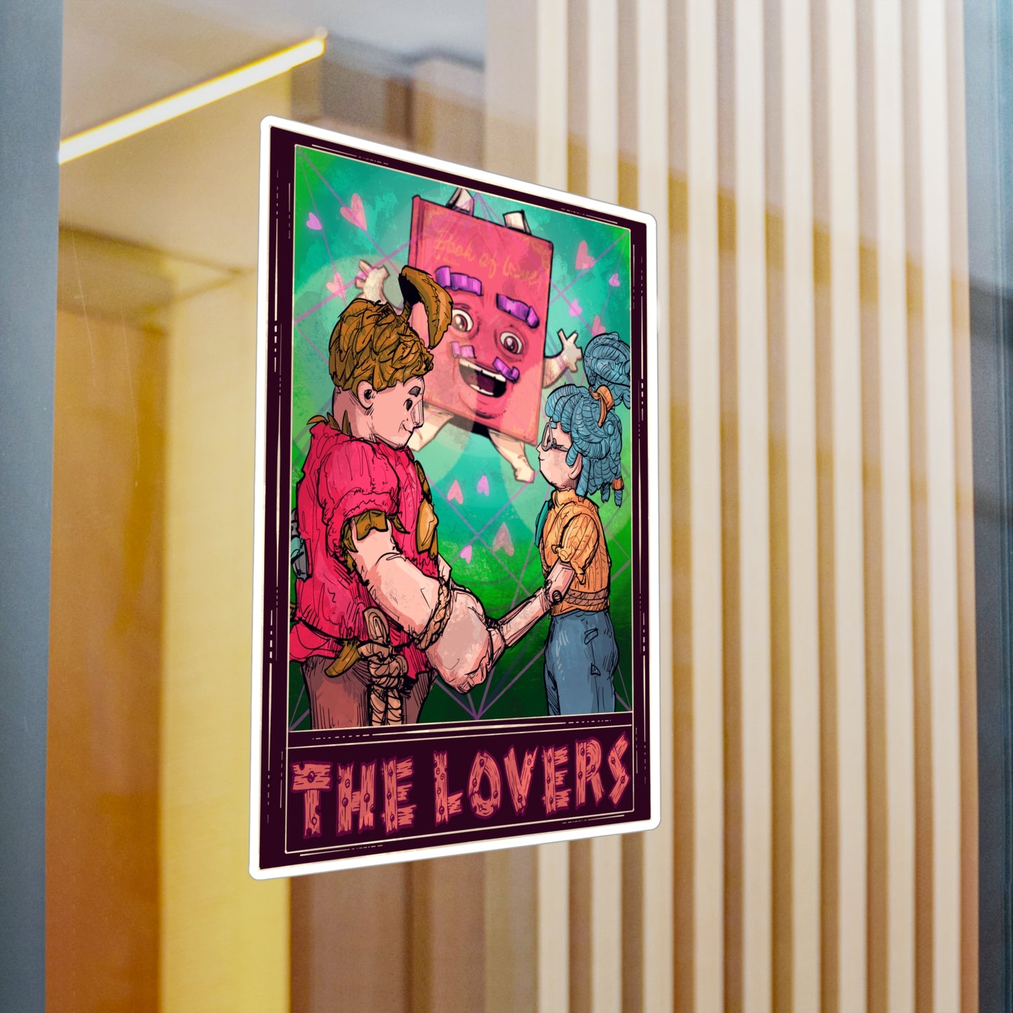 It Takes Lovers Kiss-Cut Vinyl Decal