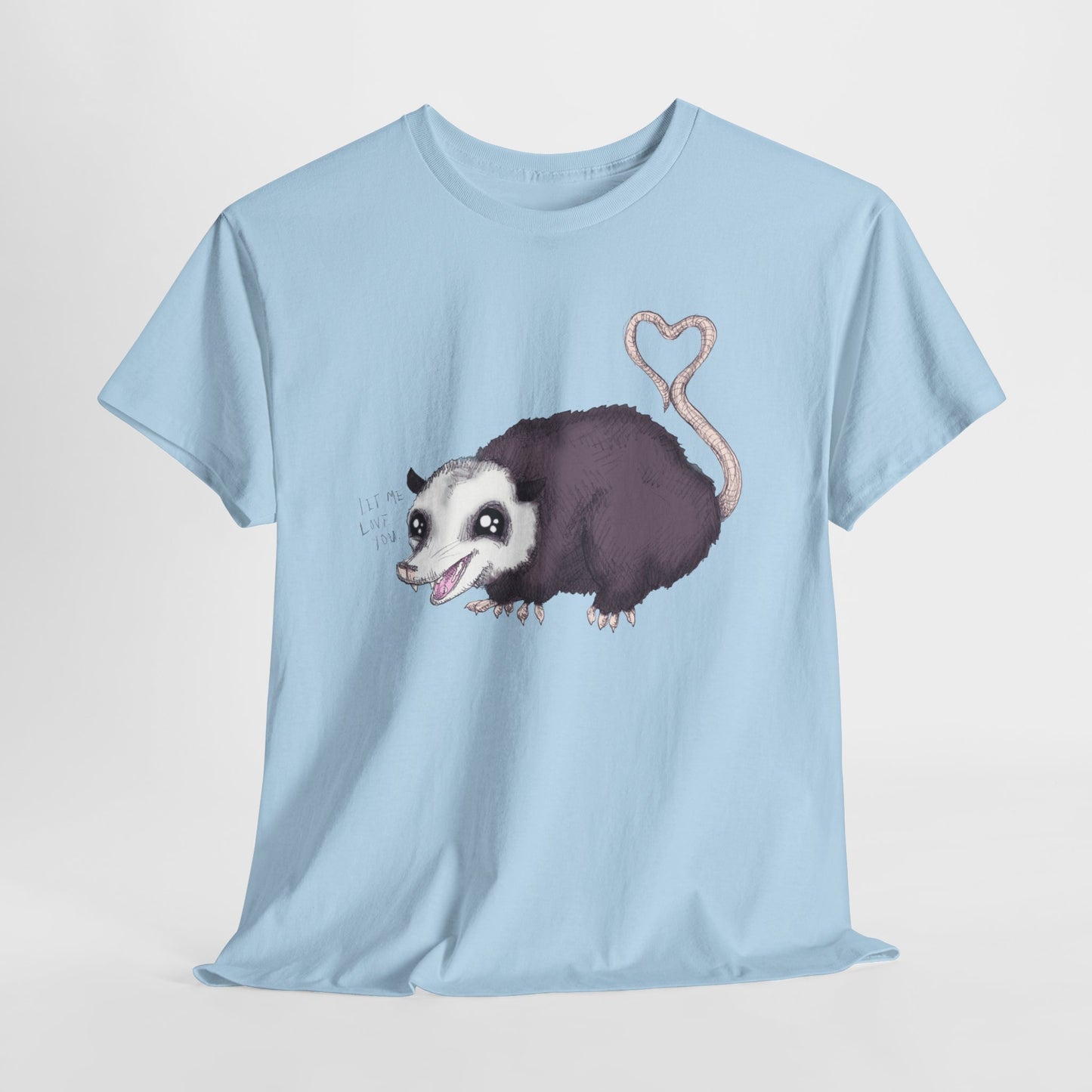 Love Opossum Unisex Heavy Cotton Tee