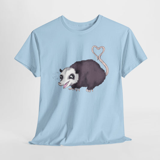 Love Opossum Unisex Heavy Cotton Tee
