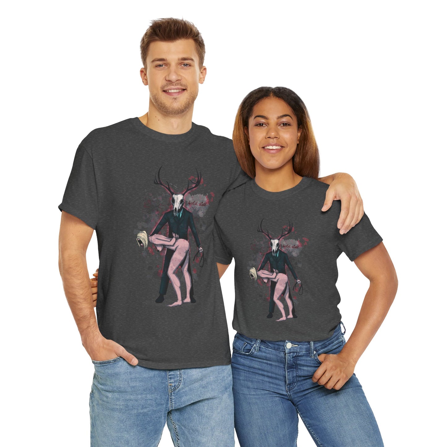 Deer Daddy Series 3: Hold Still Unisex Heavy Cotton Tee