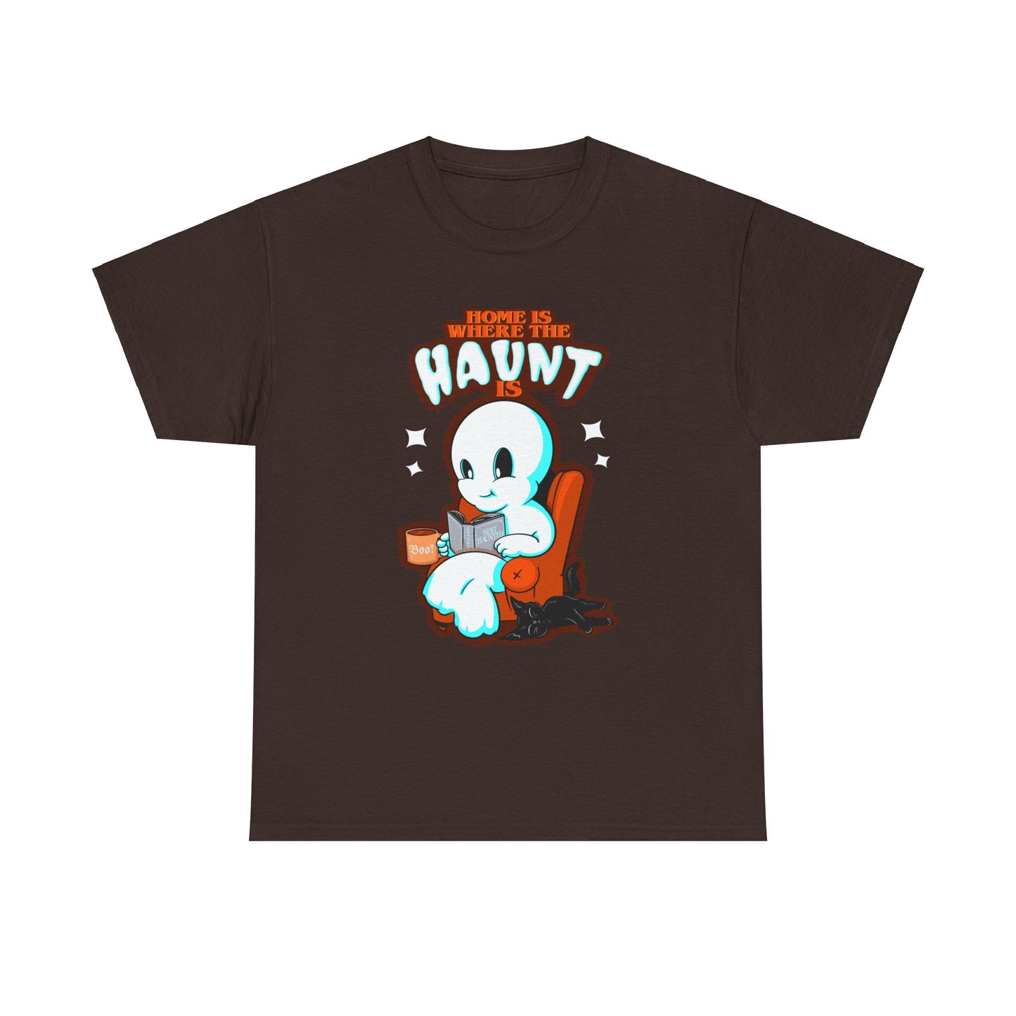Home Is Where The Haunt Is Unisex Heavy Cotton Tee