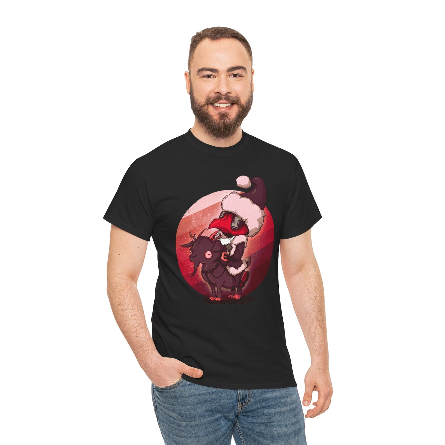 Plague Doctor Santa Unisex Heavy Cotton Tee