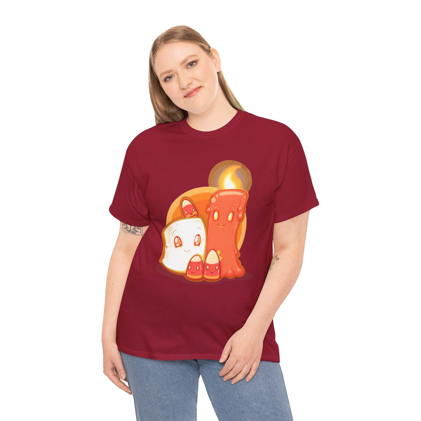 How Candy Corn Is Made Unisex Heavy Cotton Tee