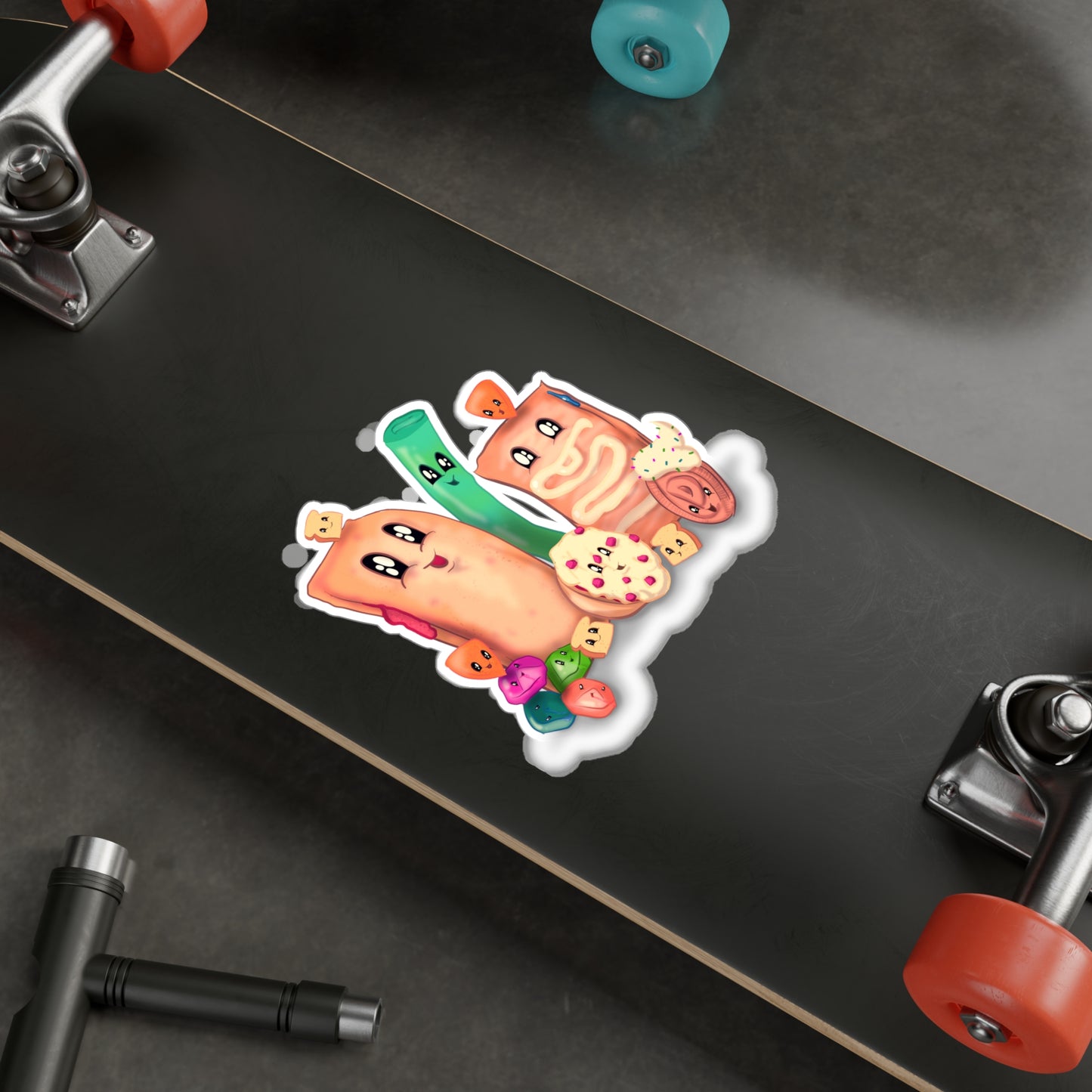 90s Foods Kiss-Cut Vinyl Decal