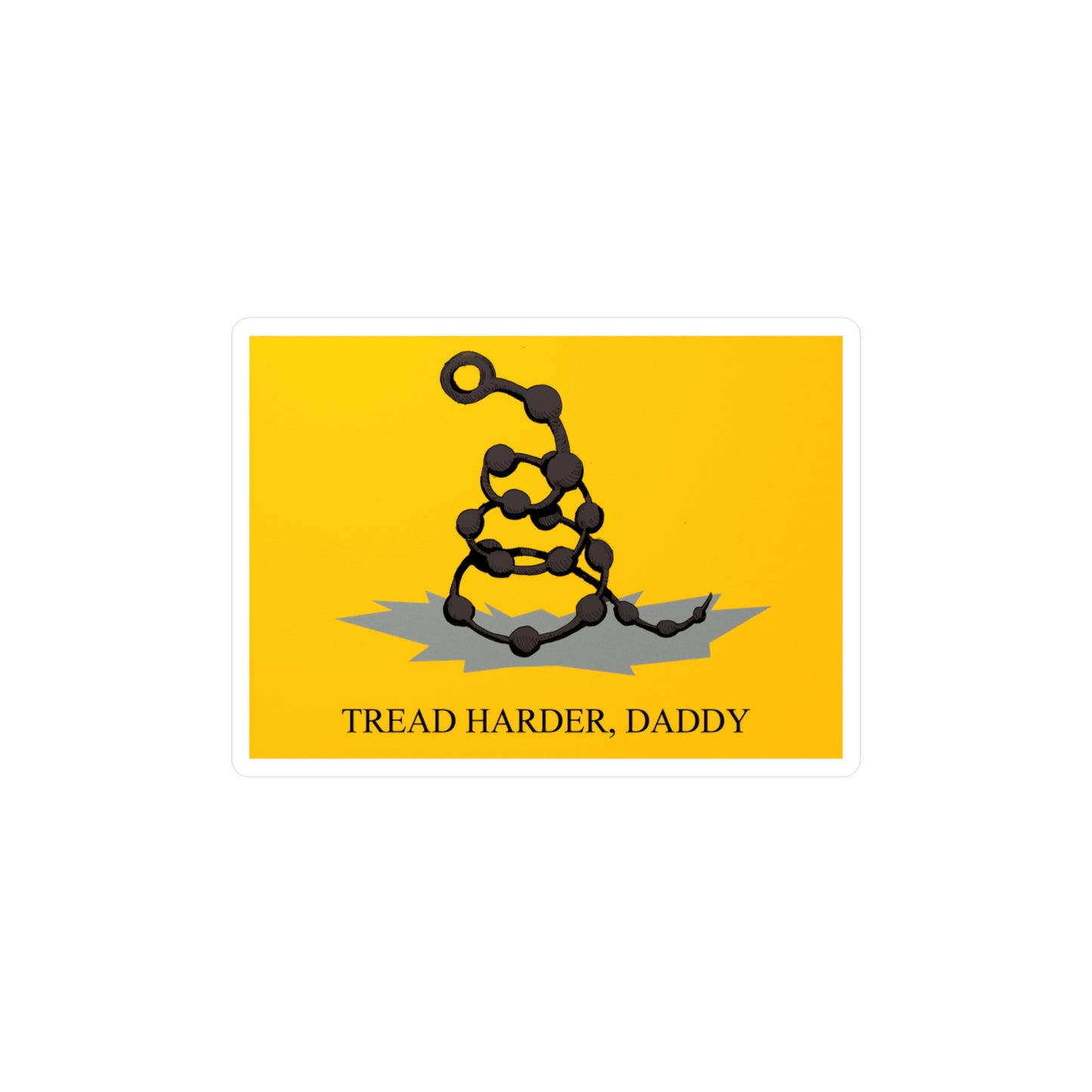 Tread Harder Kiss-Cut Vinyl Decal