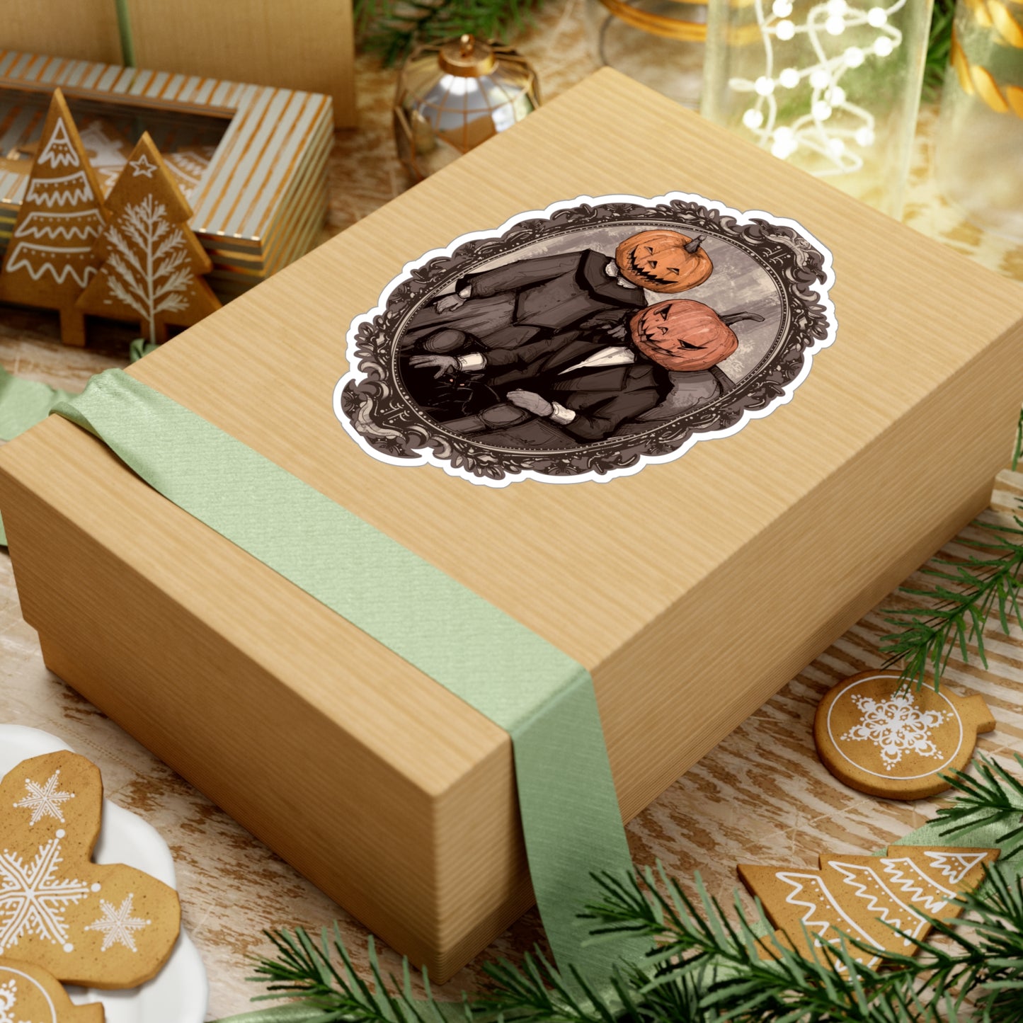 Victorian Halloween Kiss-Cut Vinyl Decal