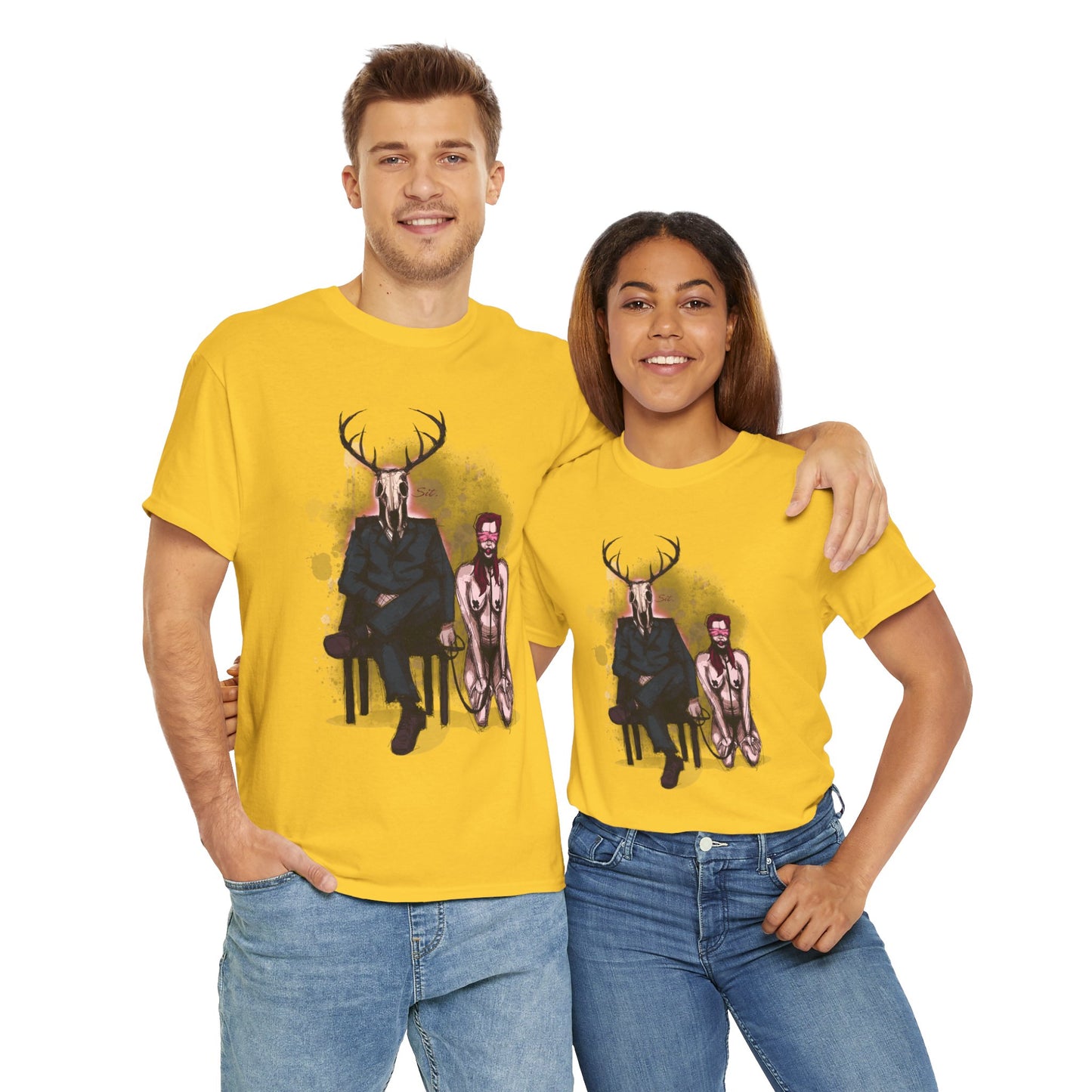 Deer Daddy Series 1: Sit Unisex Heavy Cotton Tee