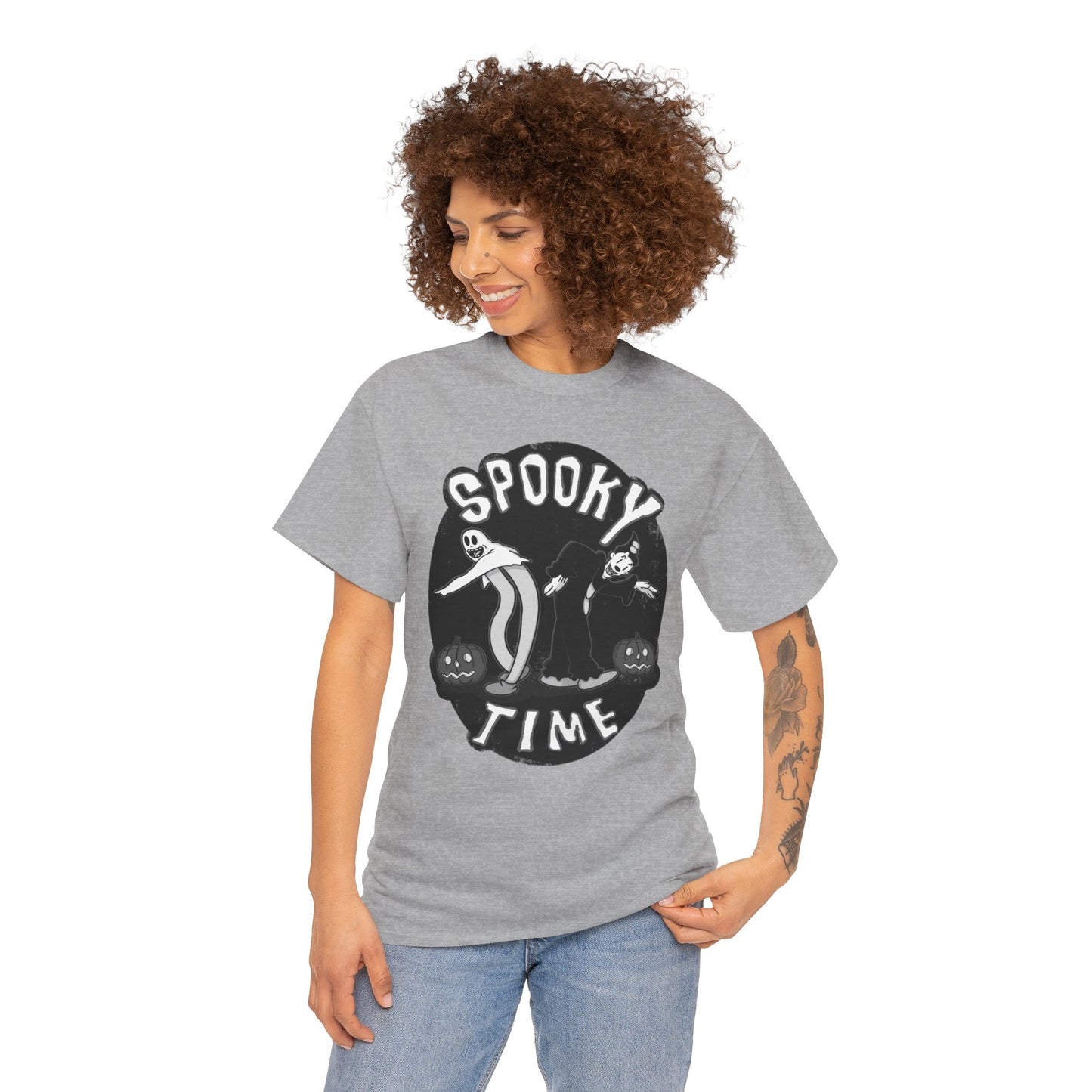 Spooky Time Unisex Heavy Cotton Tee