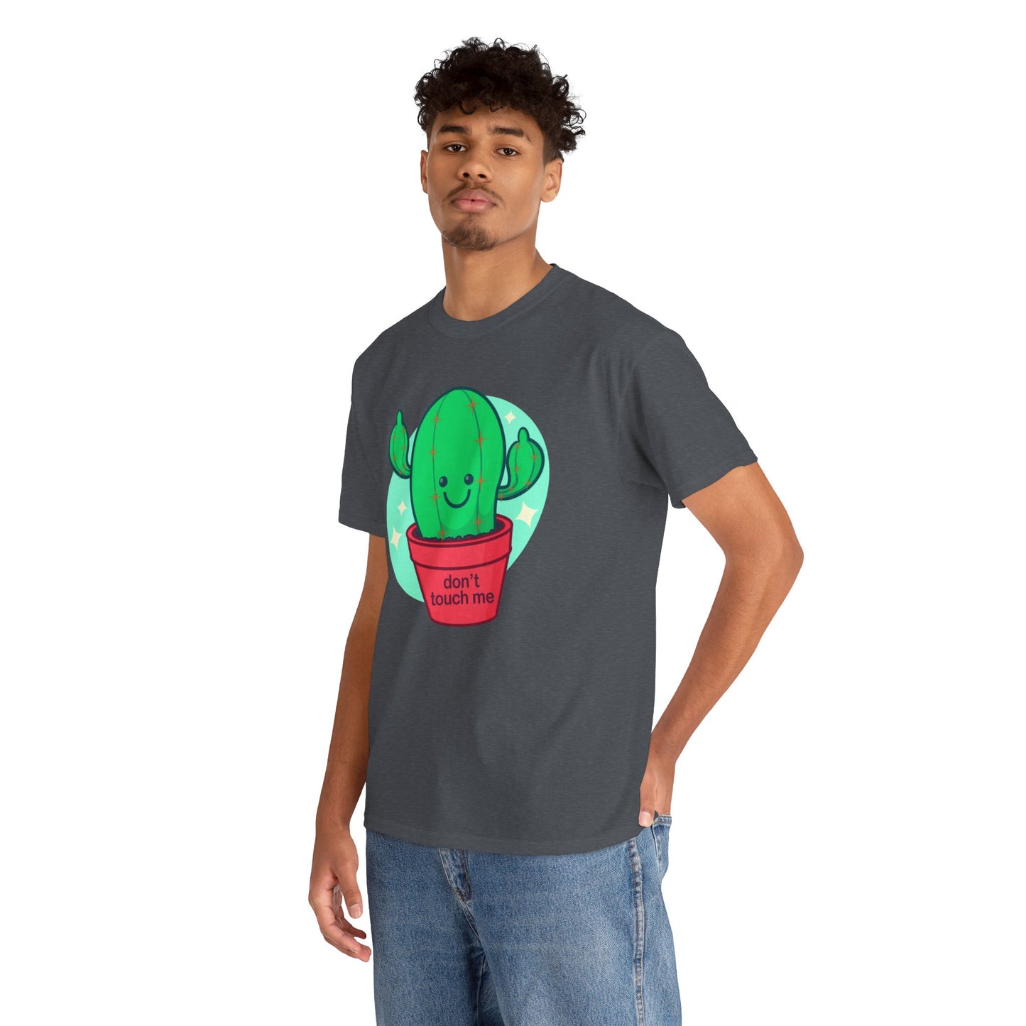 Don't Touch Me Unisex Heavy Cotton Tee