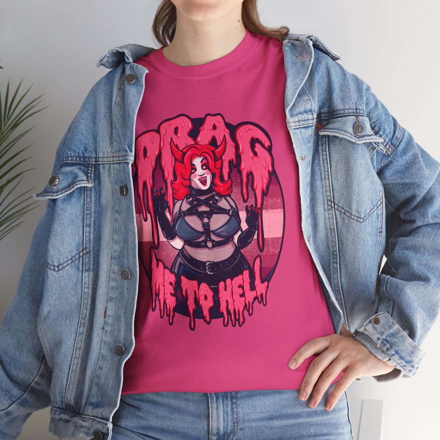 Drag Me To Hell Unisex Heavy Cotton Tee