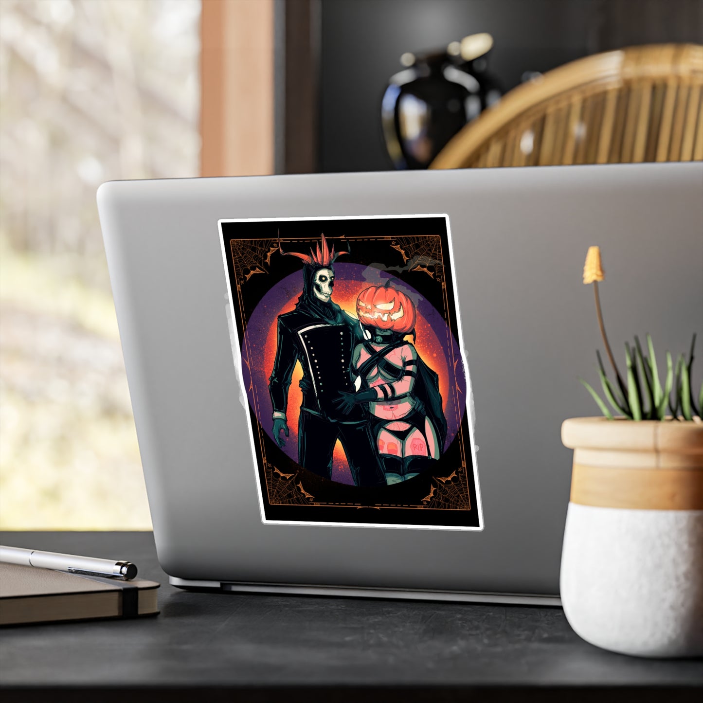 The King & Queen Kiss-Cut Vinyl Decal