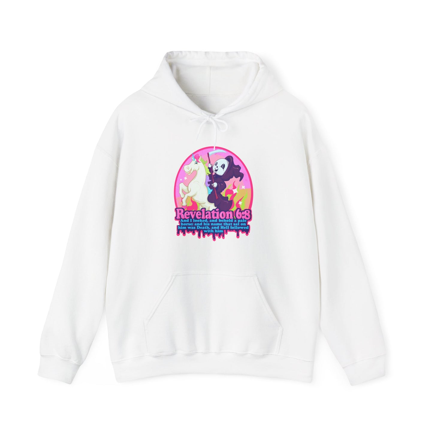 Revelation 6:8 Unisex Heavy Blend Hooded Sweatshirt