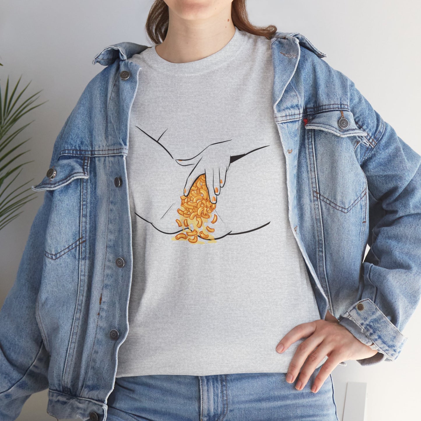 Mac N Cheese Unisex Heavy Cotton Tee