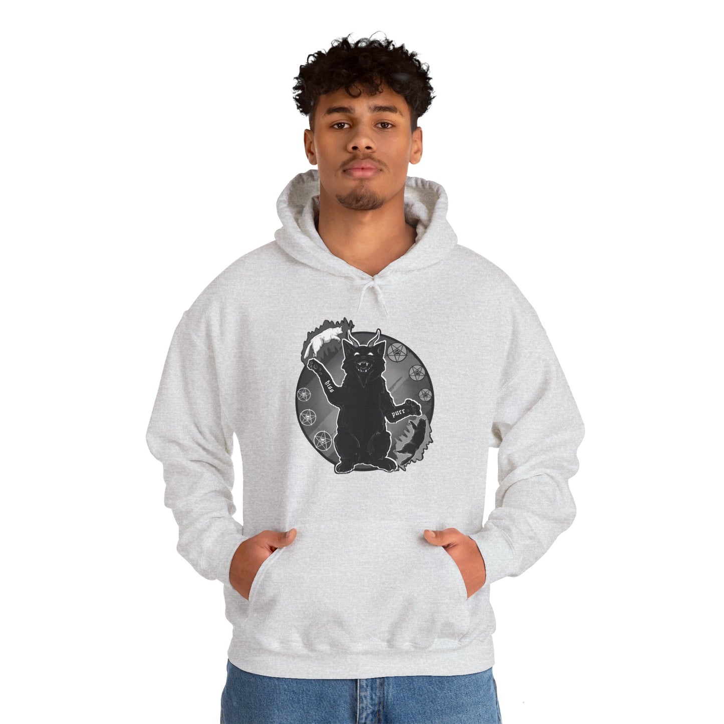 Baphocat II Unisex Heavy Blend Hooded Sweatshirt