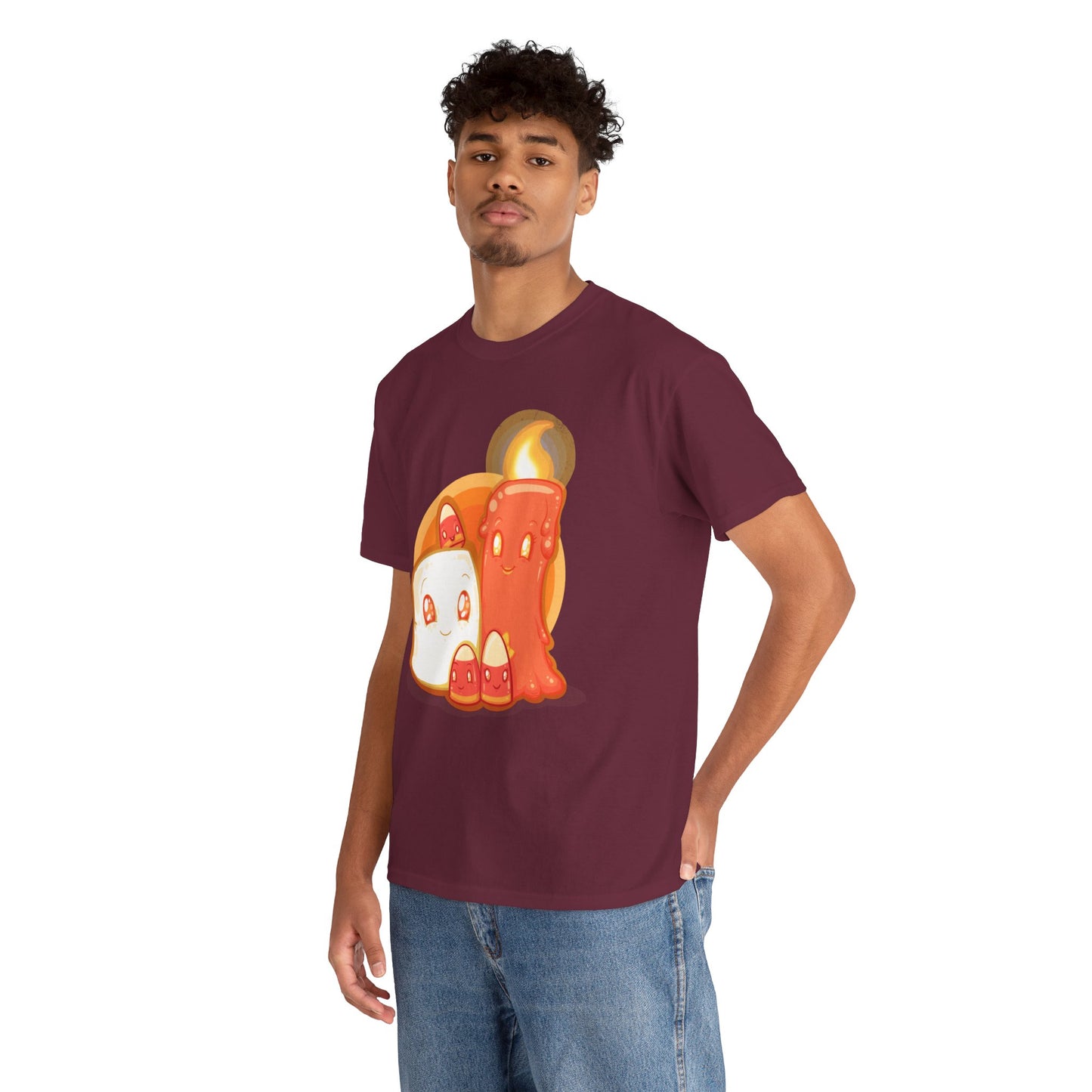 How Candy Corn Is Made Unisex Heavy Cotton Tee