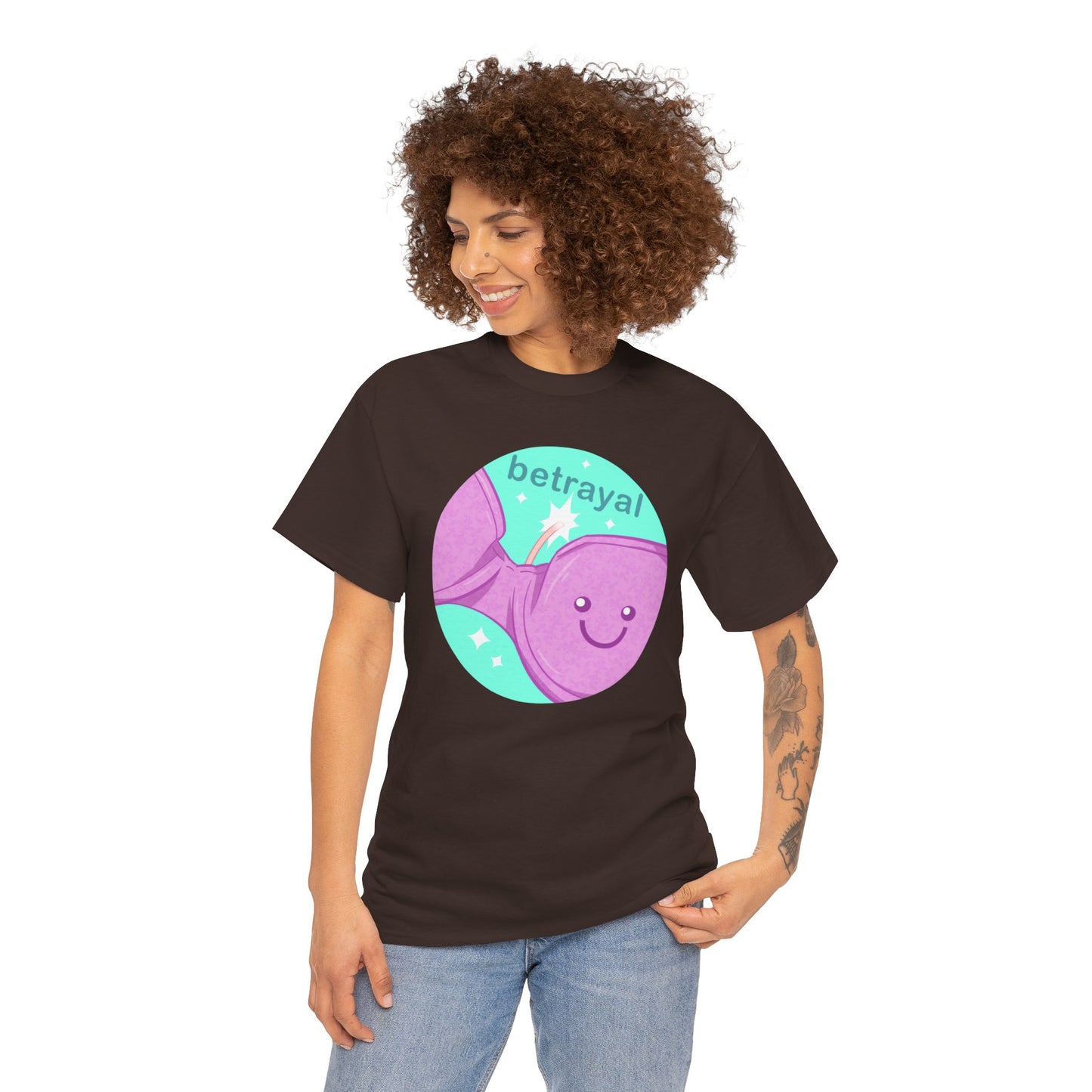 Bra Betrayal Unisex Heavy Cotton Tee
