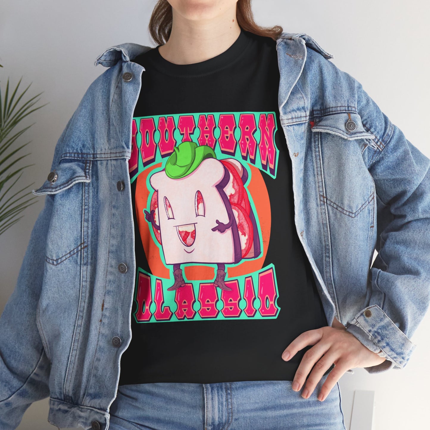 Tomato Sandwich Unisex Heavy Cotton Tee