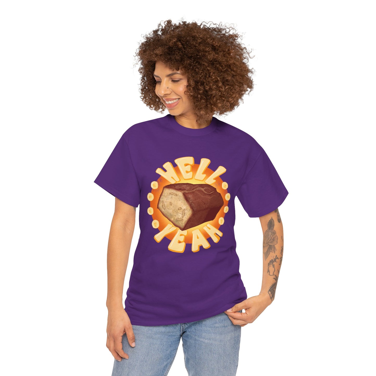 Banana Bread At Work Unisex Heavy Cotton Tee
