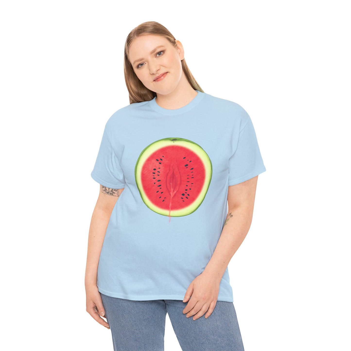 Juicy Watermelon Unisex Heavy Cotton Tee