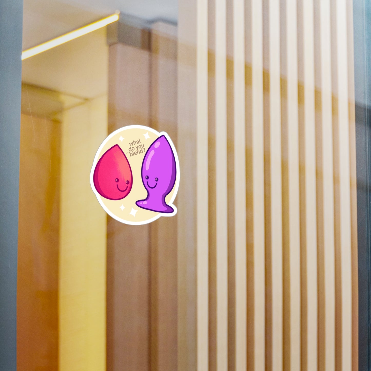 Blender Plug Kiss-Cut Vinyl Decal