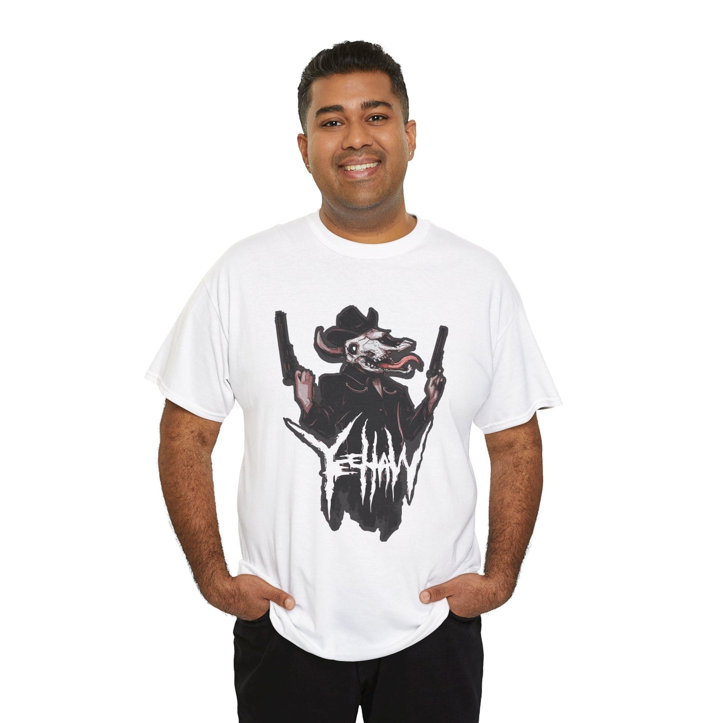 Cowboy Metal Unisex Heavy Cotton Tee