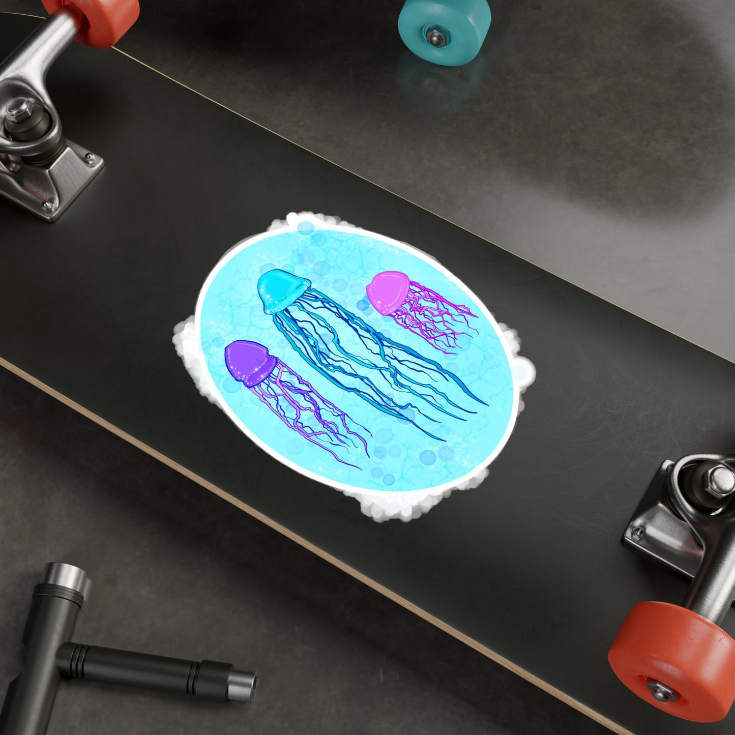 Jellyfish Varieties Kiss-Cut Vinyl Decal