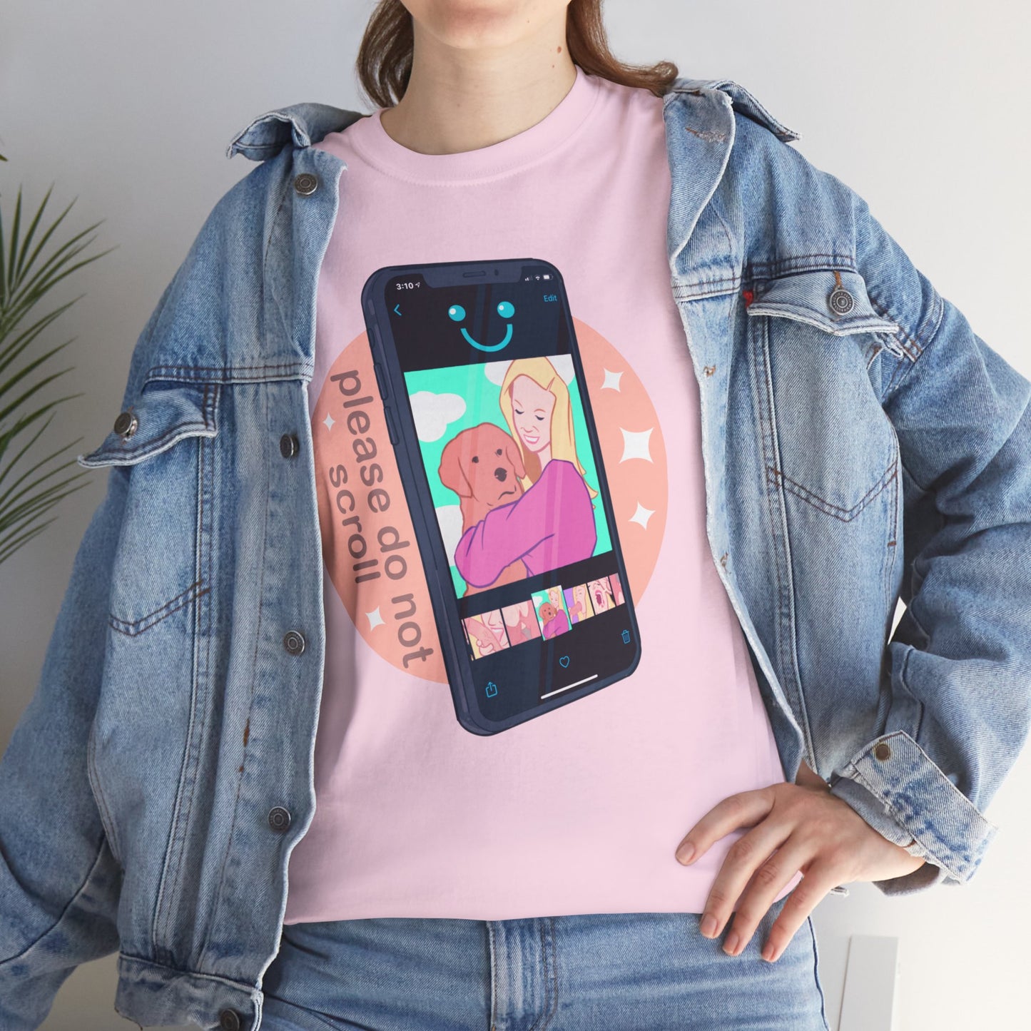 Don't Scroll Unisex Heavy Cotton Tee