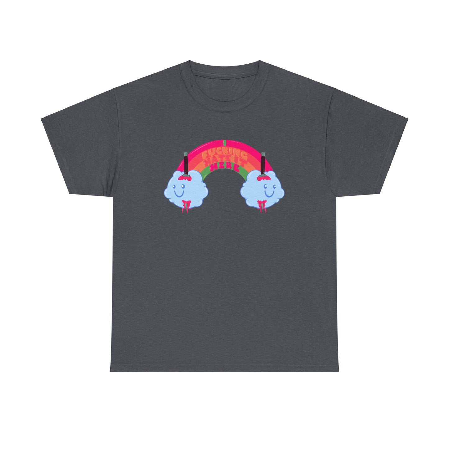 I Fucking Hate It Here Unisex Heavy Cotton Tee