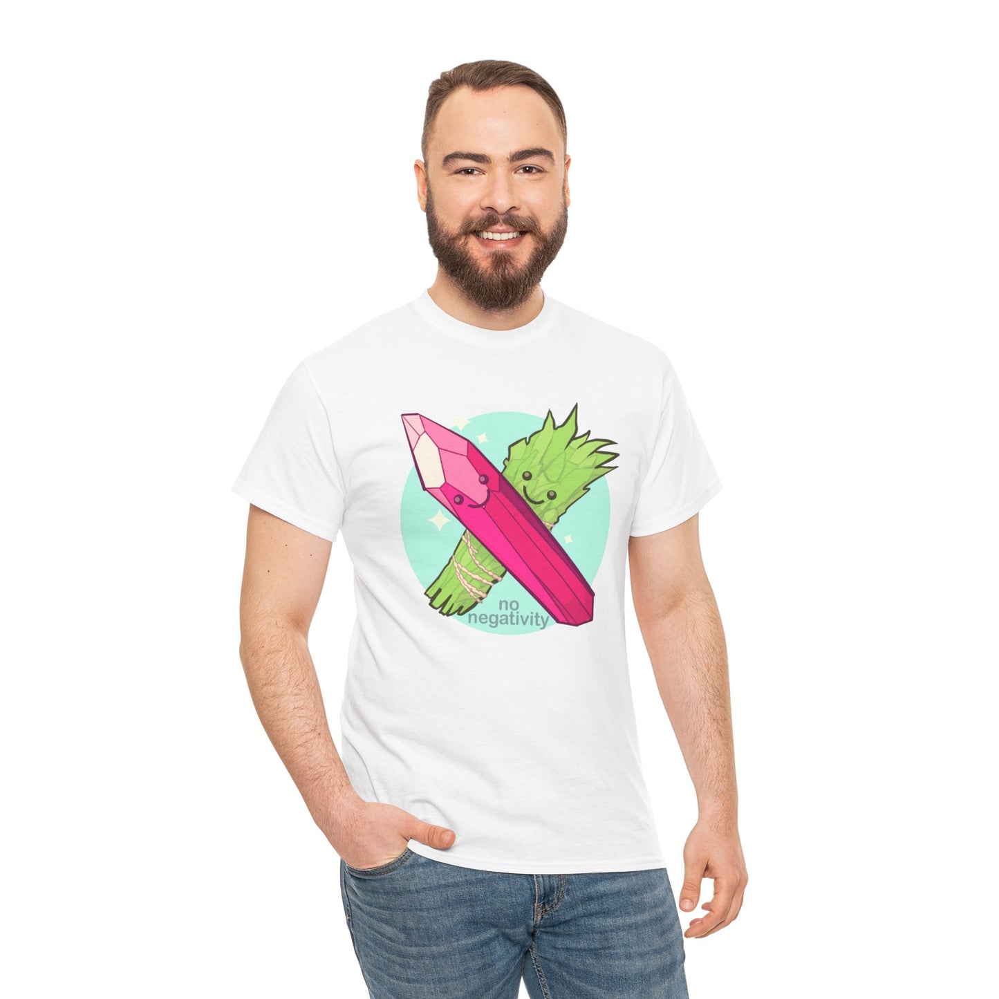 No Negativity Unisex Heavy Cotton Tee