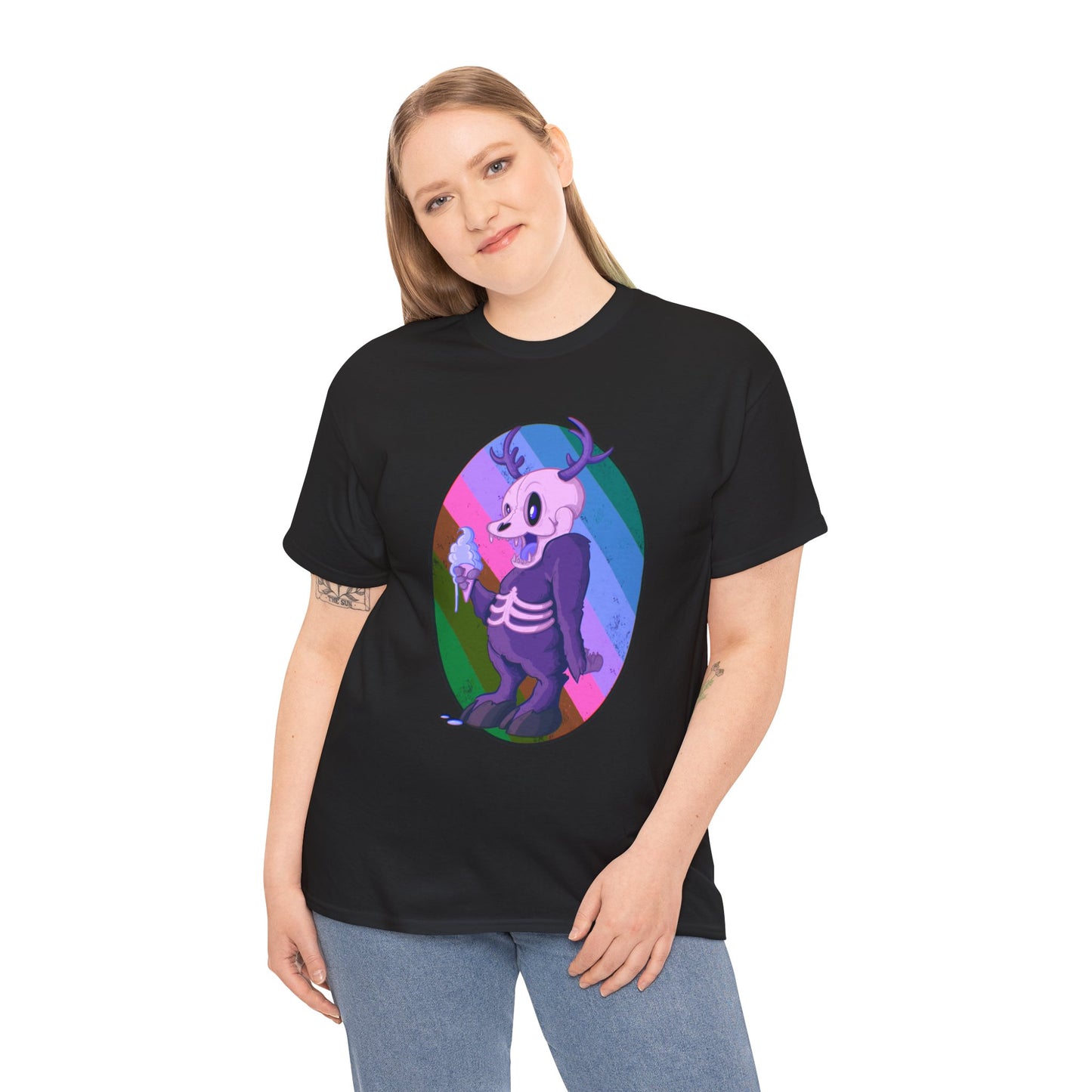 Monster Ice Cream Unisex Heavy Cotton Tee